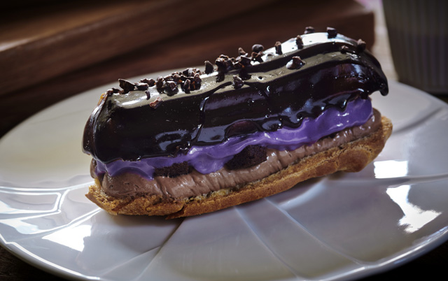 The Pawn's sumptuous chocolate eclair